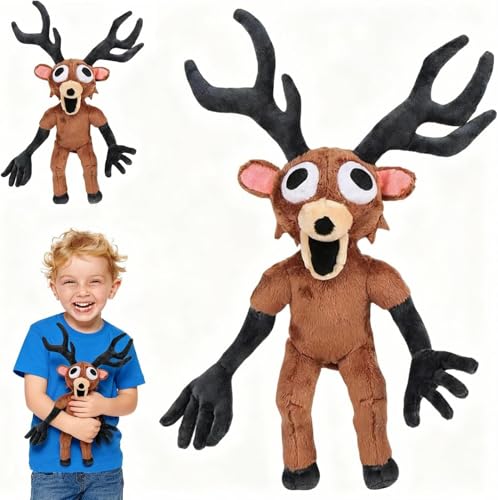 Ayucanpeng 99 Nlg-hts In The Forest Hirsch Plüschtier Das Deer Standing Bösewicht Plüschspielzeug Aus Dem Spiel Für Kinder & Erwachsene Plüschtier Plüschkissen Plüschfigur
