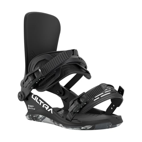 Union Ultra Men's Snowboard Bindings, Black, Large