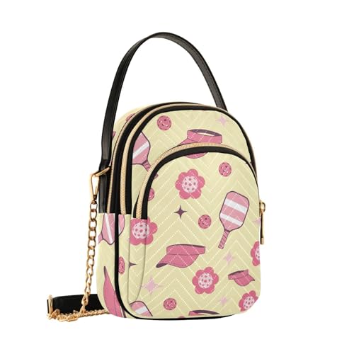 Image of MCHIVER Golf Crossbody Bag for Women Cell Phone Purse Wallet with Removable Chain Shoulder Handbag