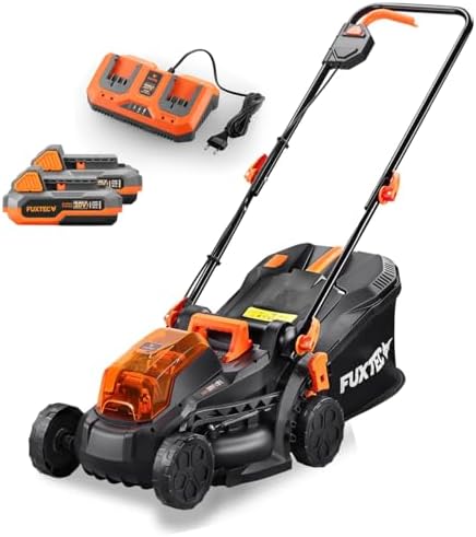 Tondeuse à Gazon à Batterie poussée 40V (2X20V) FUXTEC FX-E1RM20-...