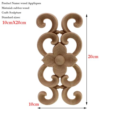 Accesorios de decoración para el hogar LVTFCO calcomanía tallada de madera 2