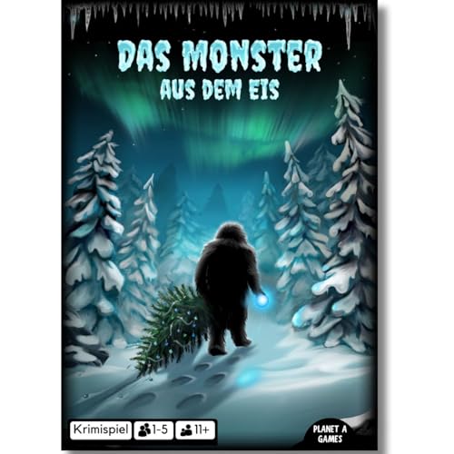 Tatort - Das Monster aus dem EIS – Das Winter-Weihnachts-Krimispiel - Realistisches Krimispiel, spannendes Detektivspiel, Escape Room Spiel für Jung und Alt