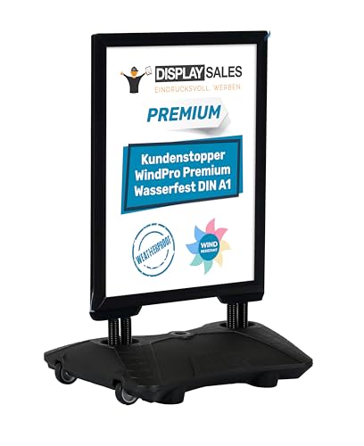DISPLAY SALES Plakatständer WindPro® PREMIUM | Kundenstopper OUTDOOR in...