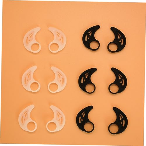 OSALADI Earphone Clip Hook Headphone Ear Hook Silicone Earphone Hanger 5 Pair Black Universal Fit Replacement Sports Style Inside Diameter 97mm Prevents Loss Accessory OSALADI Earphone Clip Hook Headphone Ear Hook Silicone Earphone Hanger 5 Pair Black Universal Fit Replacement Sports Style Inside Diameter 97mm Prevents Loss Accessory
