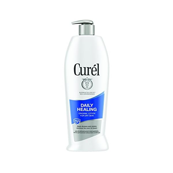 Curel-Daily-Healing-Body-Lotion-for-Dry-Skin-Hand-and-Body-Moisturizer-Repairs-Dry-Skin-and-Retains-Moisture-with-Advanced-Ceramides-Complex-20-Ounce Curél Daily Healing Body Lotion for Dry Skin, Repairs Dry Skin and Retains Moisture, Body and Hand Lotion, 20 Ounce, with Advanced Ceramides Complex