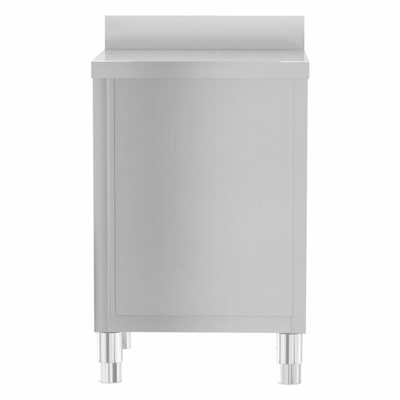 Homgoday Armadi da cucina commerciale, 3 pezzi, in acciaio inox, armadio e armadio con 2 cassetti per sala da pranzo, soggiorno, ristorante, hotel