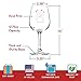 Happy Anniversary! Wine Glass- 12.75 oz. - Romantic Red or White Wine Glass - Made in USA – Cool Present Idea for Anniversary, Newlywed, Wife or Her (Qty. 1)