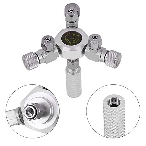 Image of VAYINATO Mufan Stainless Steel Planted Aquarium Regulator Multiway Splitter For Co2 Regulator(3 Way)