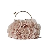 Borse di champagne di lusso Sposa floreale Carino Pochette da giorno casual alla moda Nuove borse di marca di moda Borsa da donna con fiori