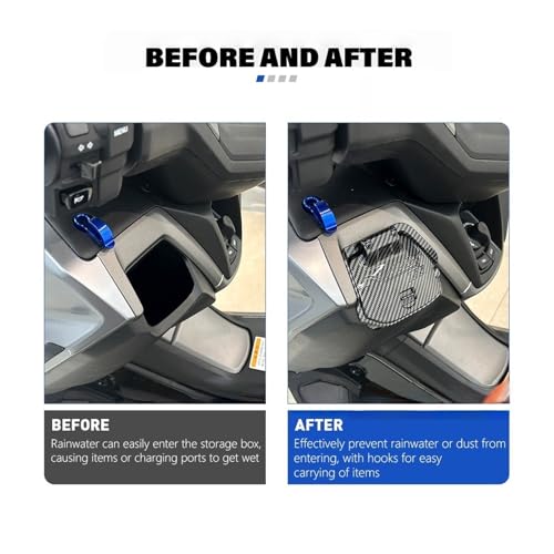 Couvercle boîte à outils NMAX 155 étanche pour protéger vos affaires - 3
