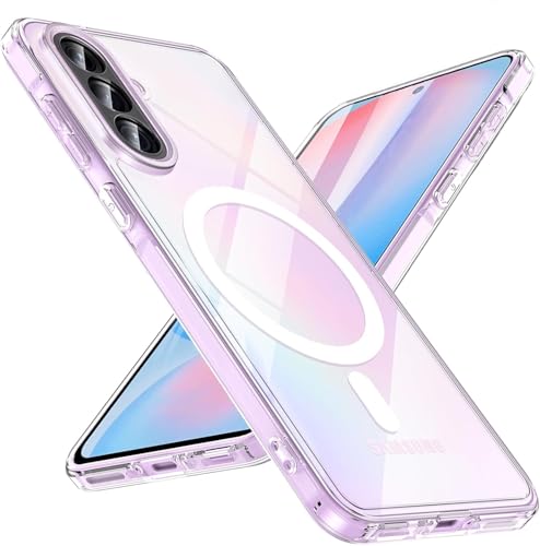 Image of REALCASE for Samsung Galaxy A56 5G | Magnetic Clear Case | Durable, Scratch-Resistant | Slim Transparent Compatible with MagSafe | Protective TPU Bumper Back Cover for Samsung Galaxy A56 5G