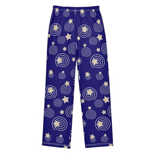 ZZKKO Cute Stars Twirl Boys Pants for Kids Jogger Pants with Pockets S-XL