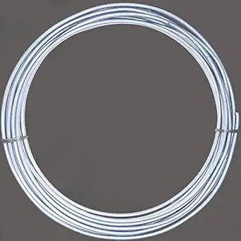 Visiaro White PVC Coated Soft Copper Tube, Outer Dia 8mm, Wall Thickness 19 swg, 1mm PVC coating, Pack of 1