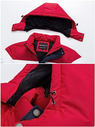 Image of Men's Puffer Jacket Waterproof Winter Parka jacket Warm Thicken Ski Coat