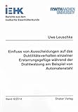  Einfluss von Ausscheidungen auf das Duktilitätsverhalten einzelner Erstarrungsgefüge während der Drahtwalzung am Beispiel von Automatenstahl (Berichte aus dem Institut für Eisenhüttenkunde)