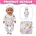 14-18 Inch Baby Doll Clothes 5 Sets Accessories Dress with Hats Socks for New Born 43cm Toy Baby Doll 14-16 Inch/15 Inch/18 Inch/Girl&Boy