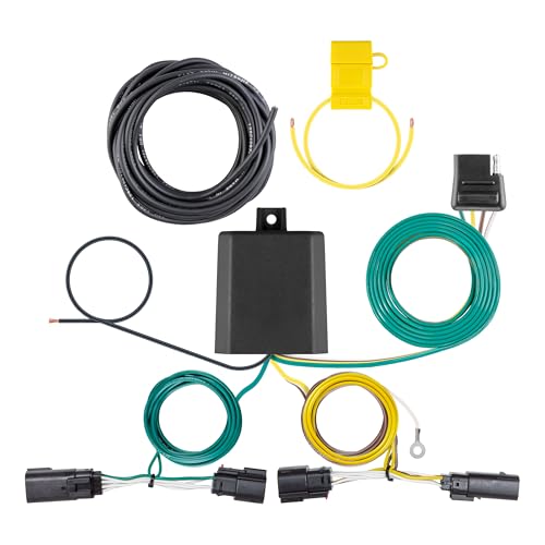 CURT 56514 Vehicle-Side Custom 4-Pin Trailer Wiring Harness, Compatible with
