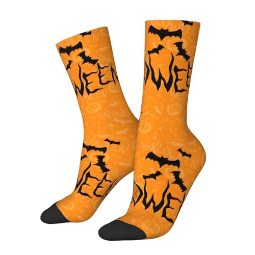 Calcetines Deporte Araña Calabaza De Halloween Calcetines De Trabajo Suaves Support Calcetines Cómodos Calcetine Cortos Para Baloncesto Correr Ciclismo
