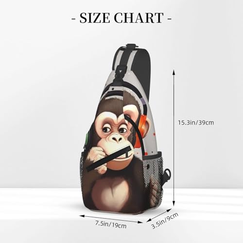 Bolso Hombre Cross Chest Bandolera Para Senderismo miniatura 3