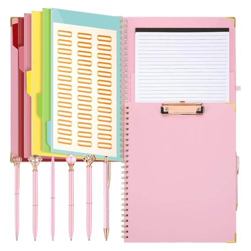 Bloc-notes rechargeable à 10 poches et son stylo diamant unique