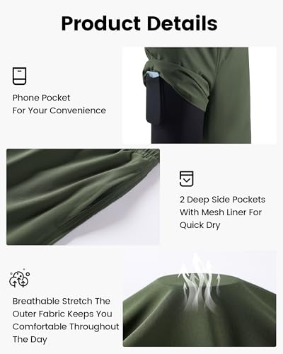 Angel season Men's 7" Quick Dry Swim Trunks with Compression Liner 2025 New Beach Board Shorts Bathing Suit with Pockets2