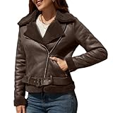 [Multifonctionnel] Un matériau robuste de haute qualité, une coupe ajustée et confortable rendent les vestes blazer pour femmes durables et à la mode. Cette veste en similicuir pour femme est imperméable à la pluie, à la neige, au vent, respirante et évacue l'humidité, peut s'adapter à différentes températures, convient pour être portée en toute saison, la veste pour femme vous gardera au sec et au chaud par temps pluvieux et froid.