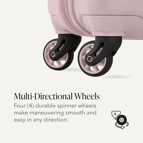 Image of SwissGear 7366, Pink, Checked-Large 27-Inch, Signature Hardside Expandable Luggage With Spinner Wheels