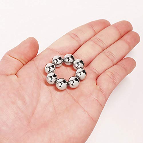 HEALLILY 6 Peças de Bolas Magnéticas Braçadeiras de Mamilo Feminino Clipe de Mamilo Não Perfurado Ma