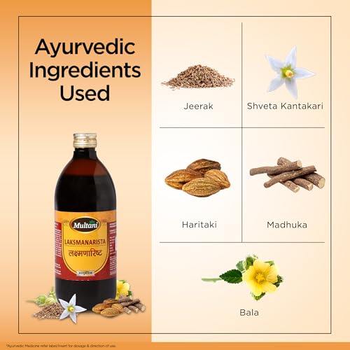 Image of Multani Laksmanarista, For Female Disorders, Useful In Gynaecological Disorders, & 15 Natural Ayurvedic Herbs, 680 Ml