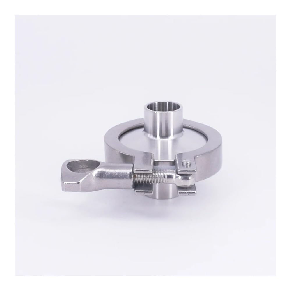 1.5" Triple Clamp x 19mm Tube 3/4" OD + SUS304 PTFE Strip, Triple Clamp Joint Kit for Home Brewing