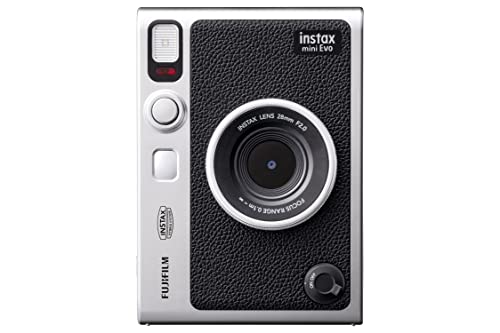 Fujifilm Instax Mini Evo Hybrid Instant Camera inc 20 Shots & Case - Black - Image 6