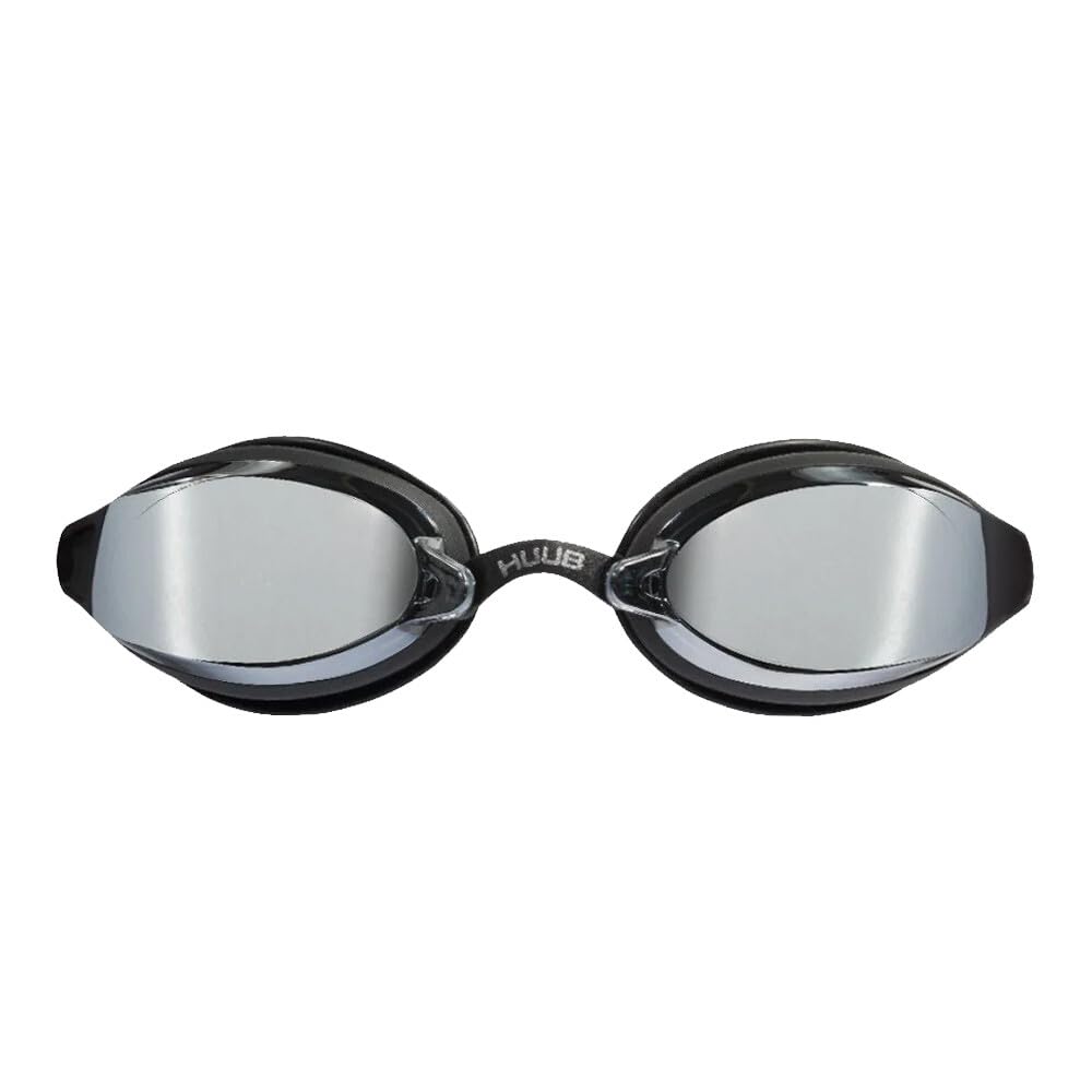 Huub Brownlee 2 Custom Air Swimming Goggles, Black/Black + Dark Smoke Mirror