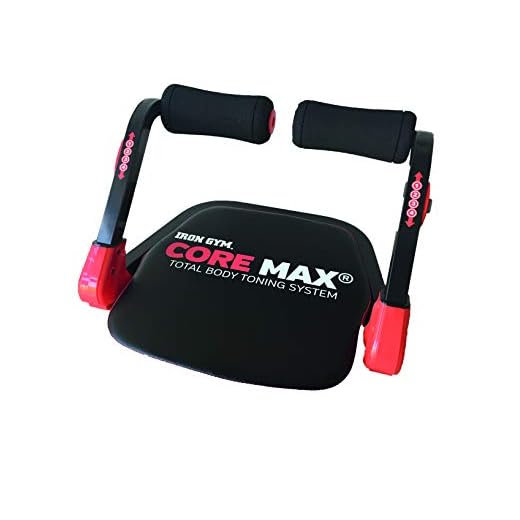 IRON GYM Unisex – Vuxen's Core Max motionscykel, röd, 55 x 13 x 57