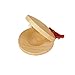 2Pcs Wooden Castanet, Percussion Instrument, Hand Finger Castanets, Wood Castanets Classroom Rhythm Music Musical Instrument