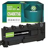 GREENBOX Remanufactured C540X75G Waste Toner Container Compatible for Lexmark C540X75G for C544 x544 Series Printer (Black,36,000 Pages, 1 Pack)