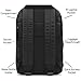 The Brevite Backpack - Casual daypack backpacks for every function. Compact but spacious 18L aesthetic traveling backpack with laptop compartment. (Black)
