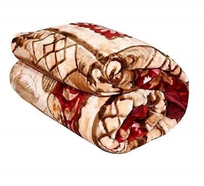 WINSTON HOME Cartoon Double Sherpa Blanket (Microfiber, Multicolor)