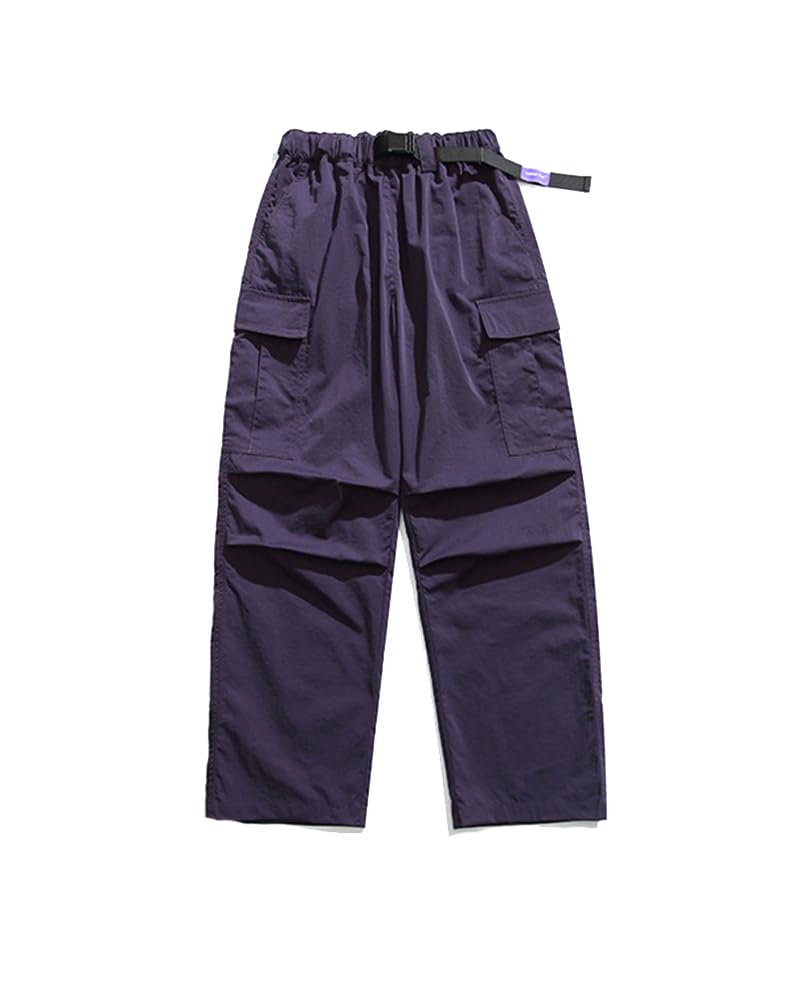 DAIHAN Unisex Multibolsillos Funcionales Pantalones Cargo de Trekking de Ligeros Pantalones Tácticos Militares de Trabajo con Cintura Ajustable