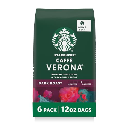 Starbucks Whole Coffee Beans, Dark Roast Hot or Iced Coffee...