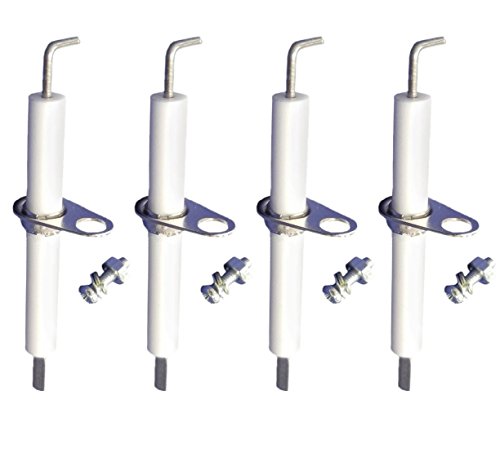BBQ funland CE4010 (4-Pack) Ceramic Electrode Replacement for Select Gas Grill Models by Aussie, BBQ Grillware and Others