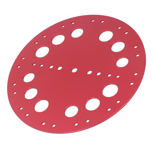 Jopwkuin Diving Bottom Plate, Easy Installation Enhanced Control Easy Attachment Sea Water Diving Plate Accessories for Deep Sea Environment (Red)