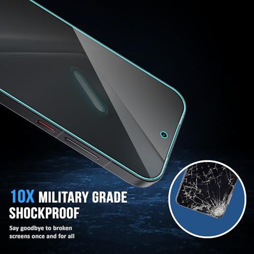 Image of FIRST MART Privacy Tempered Glass for Poco X8 Pro, 2 Pack | Anti-Spy 9H Screen Protector, Edge-to-Edge, Case-Friendly, Scratch Resistant, Bubble-Free