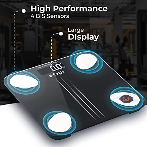 Eagle Digital Weight Machine for Body Weight with 180 kg Capacity, 100