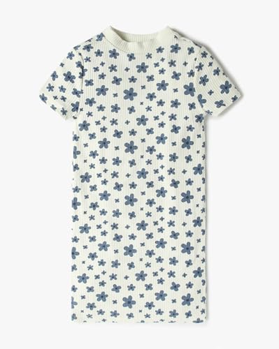Image of Gap Kids Girl Cotton Classic Short Sleeves High Neck Mini Casual Dress