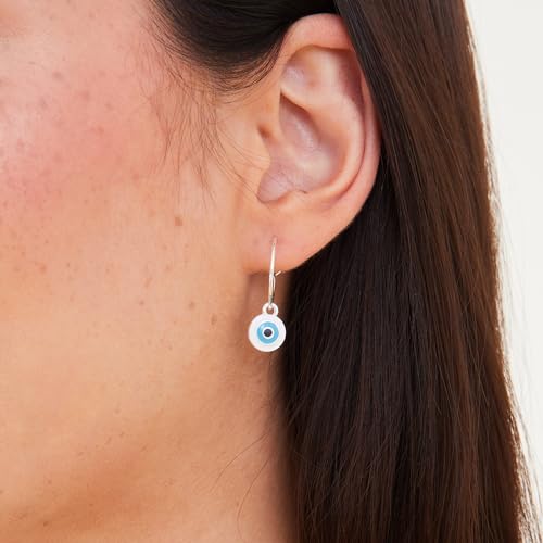 London Set Of 10 Stud And Evil Eye Hoop Earring