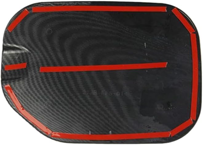 Fuel Tank Cover Trim Compatible With F150 2021 2022 Carbon Fiber Color Gas Cap Accessory