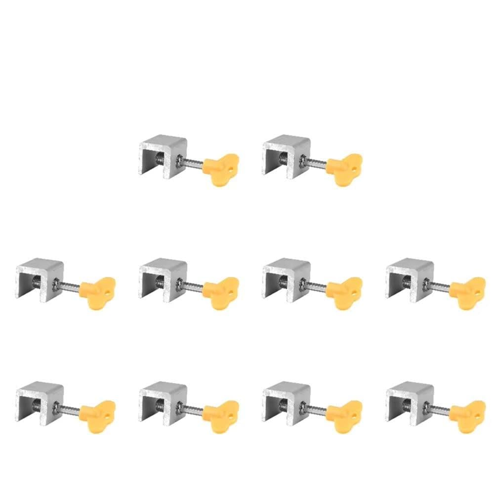 1-10 Szt. Blokada Skrzydła Okiennego Ze Stopu Aluminium, Zabezpieczenie Przed Kradzieżą Bez Uderzenia Dla Bezpieczeństwa Dzieci I Zwierząt(10pcs,1PCS A)