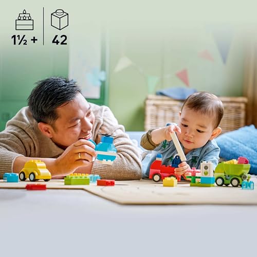 Image of LEGO DUPLO My First Creative Vehicles Learning Toy with Lots of Building Options - 10474