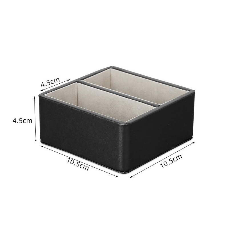 Business Card Carrier Business Card Holder Office Business Card Storage Box Double Grid Horizontal Office Decoration Desktop Business Card Holder Business Card Holder2