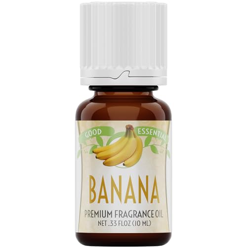 Image of Good Essential Banana Fragrance Oil for Candles, Slime, Soap, Diffuser - 0.33 fl oz (10 ml) - Banana Scented Oil for Candle & Soap Making